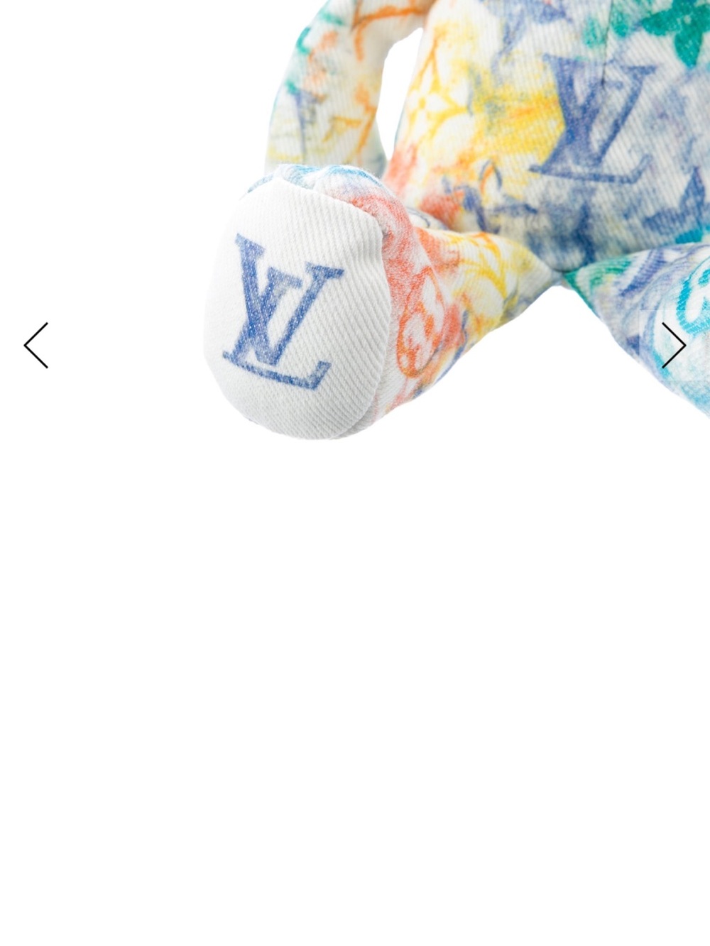 Limited Edition Louis Vuitton Virgil Abloh for UNICEF 2021 Monogram Doudou Bear - Picture 5 of 10
